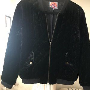 Velvet Bomber jacket